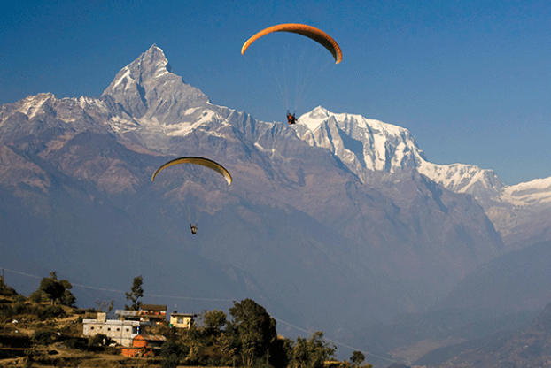 Paragliding in Pokhara